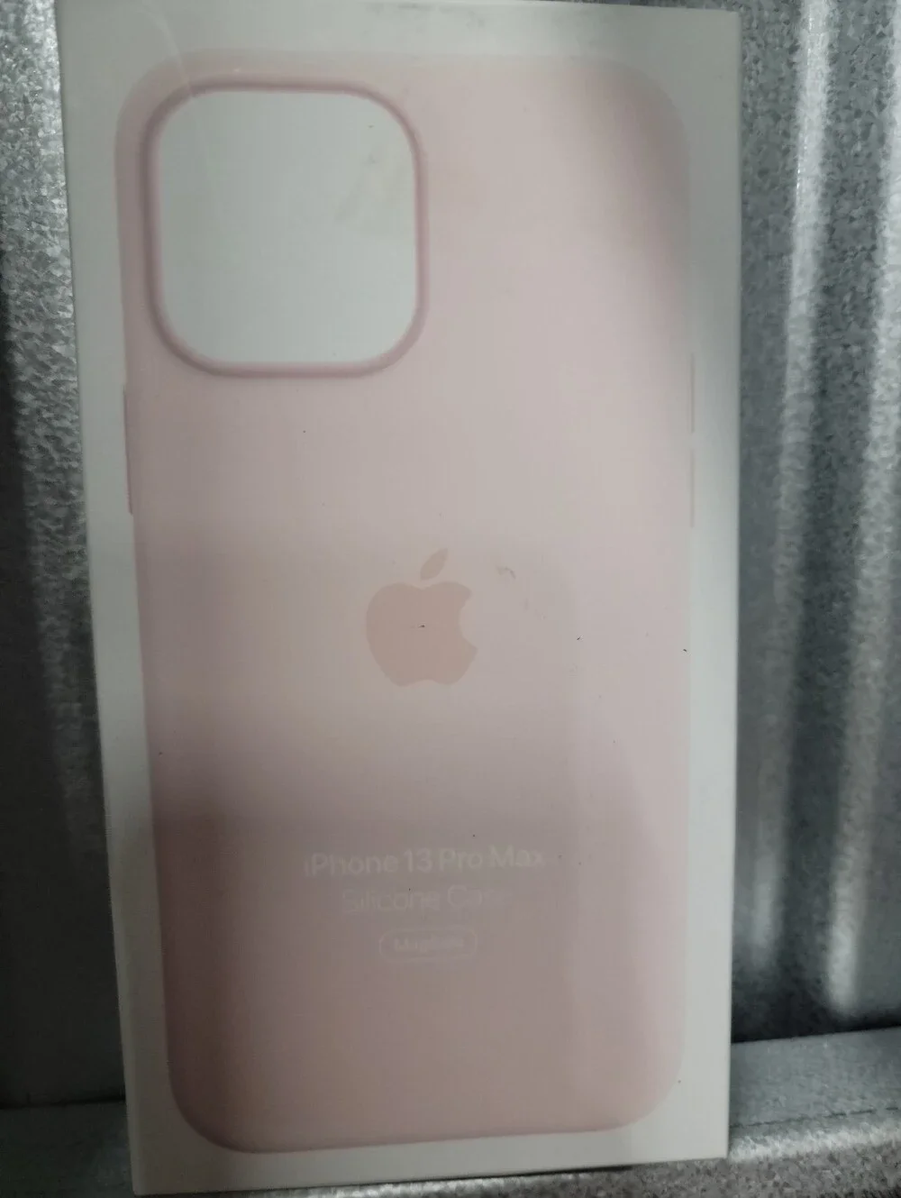 Apple Original Silicone iPhone 13 Pro Max  Case in Light Pink